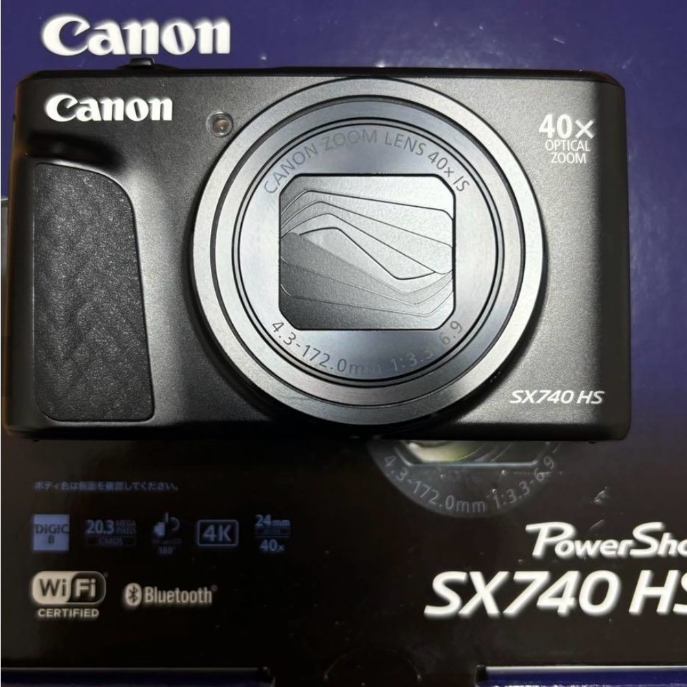 Canon PowerShot SX740 HS Black Digital Camera